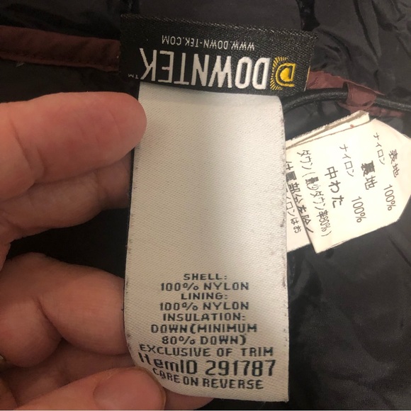 Ll Bean ladies downtec puffer winter snow coat size xs pet - Picture 8 of 8